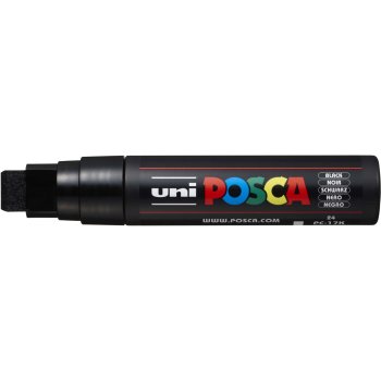POSCA Acryl Marker PC-17K Extra Breite Spitze 15mm, schwarz