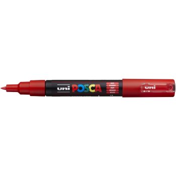 POSCA Acryl Marker PC-1MC Feine Spitze 0,7 - 1,0mm, rot