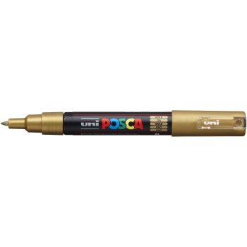POSCA Acryl Marker PC-1MC Feine Spitze 0,7 - 1,0mm, gold