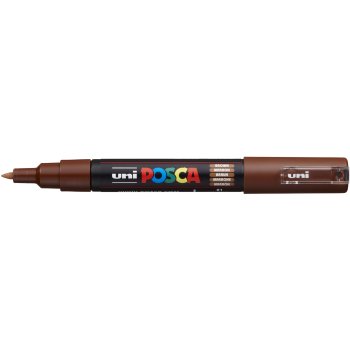POSCA Acryl Marker PC-1MC Feine Spitze 0,7 - 1,0mm, braun