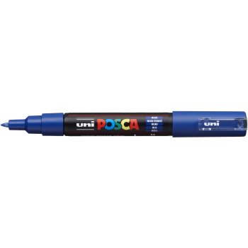 POSCA Acryl Marker PC-1MC Feine Spitze 0,7 - 1,0mm, blau