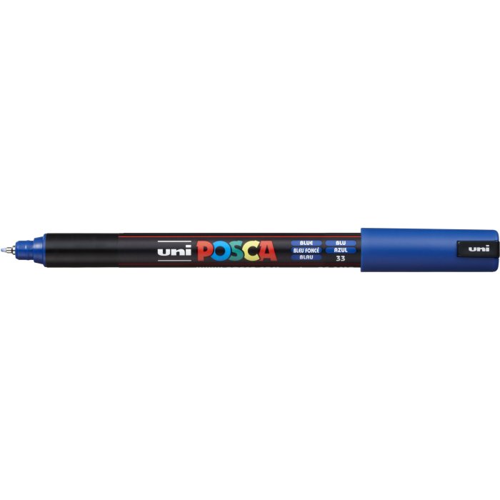 POSCA Acryl Marker PC-1MR Extra Feine Spitze 0,7mm, blau