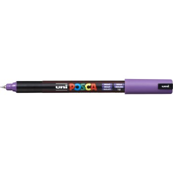 POSCA Acryl Marker PC-1MR Extra Feine Spitze 0,7mm, violett