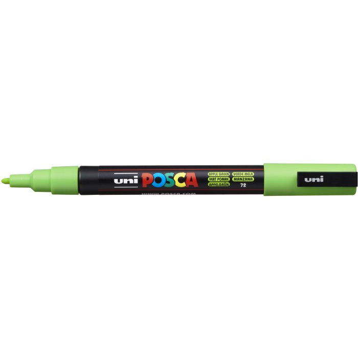 POSCA Acryl Marker PC-3M Feine Spitze 0,9 - 1,3mm, apfelgrün