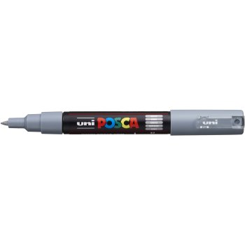 POSCA Acryl Marker PC-1MC Feine Spitze 0,7 - 1,0mm, grau