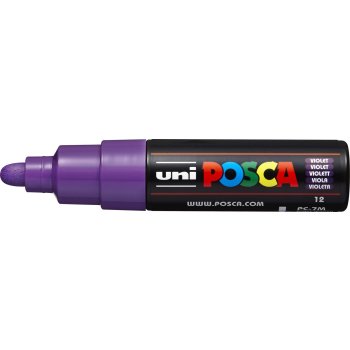 POSCA Acryl Marker PC-7M Breite Spitze 4,5 - 5,5mm, violett