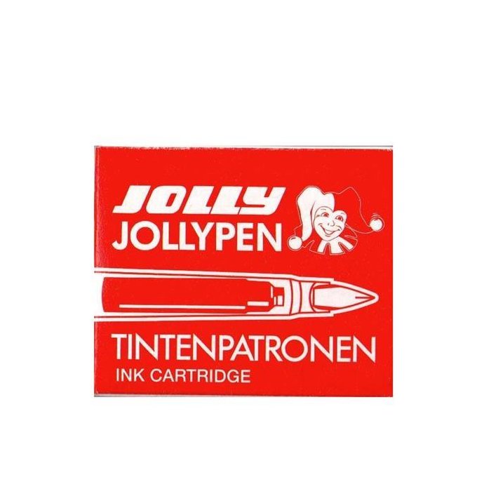 JOLLY Standard Tintenpatrone rot 6er