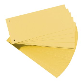 herlitz Trennstreifen für DIN A4 100er gelb