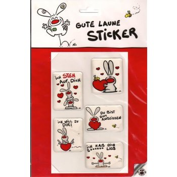 NIC - Gute Laune Sticker - 5 Sticker "Hearts"