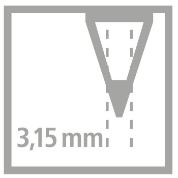 STABILO EASYgraph - ergonomická trojhranná ceruzka pre pravákov - tvrdosť HB - pastelovoružová