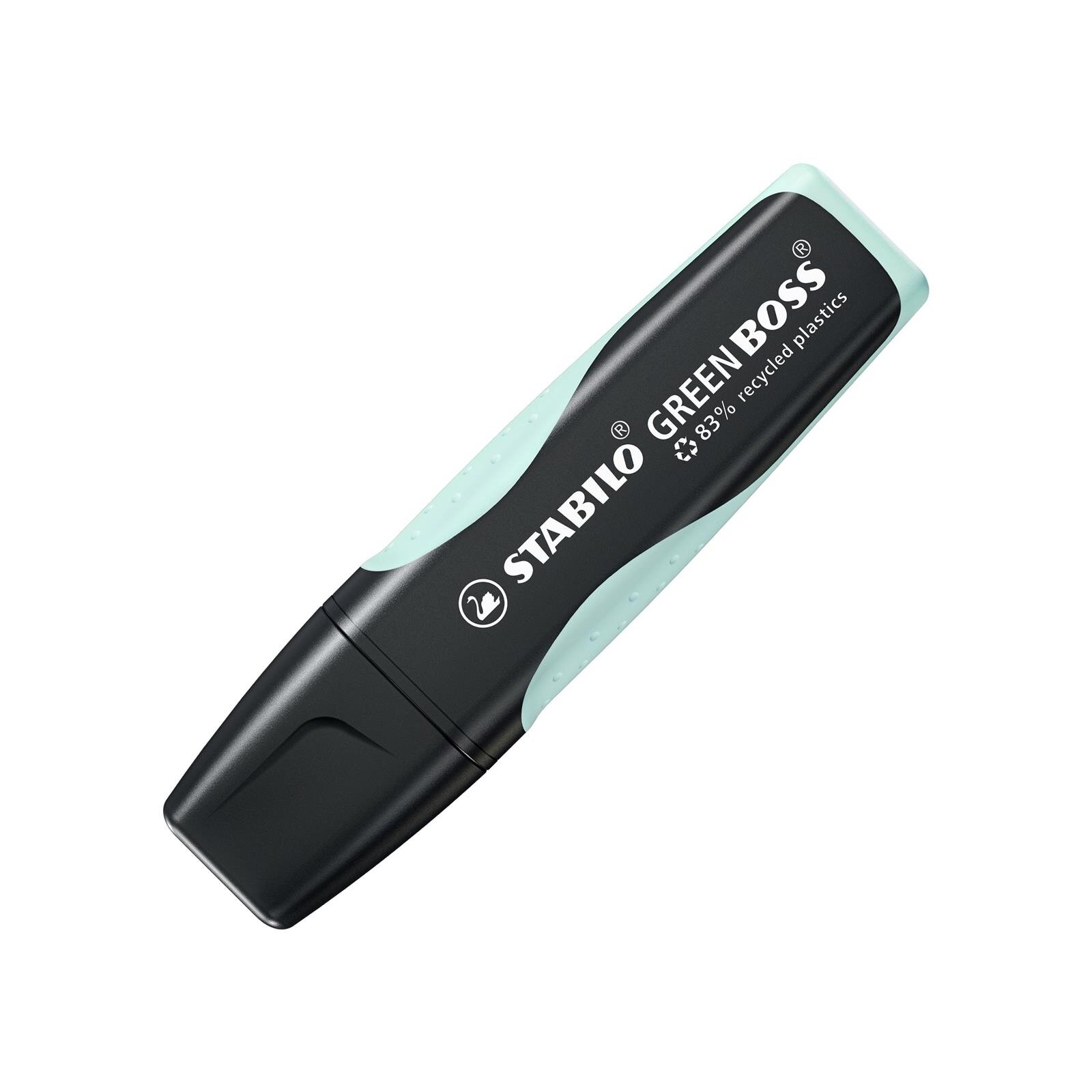STABILO GREEN BOSS Textmarker – Nachhaltig & Nachfüllbar | 83% Recycelt | 4 Farben | Gelb