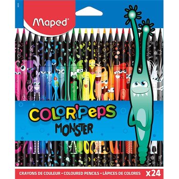 Maped Dreikant-Buntstift COLORPEPS MONSTER, 24er Kartonetui