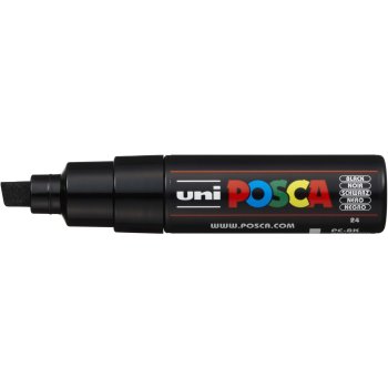 POSCA Acryl Marker PC-8K Breite Spitze 8mm, schwarz
