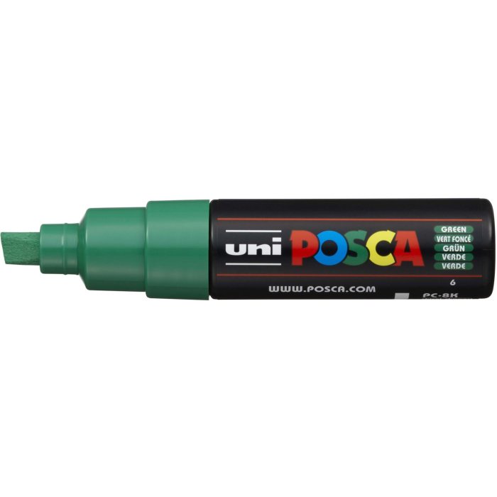 POSCA Acryl Marker PC-8K Breite Spitze 8mm, grün