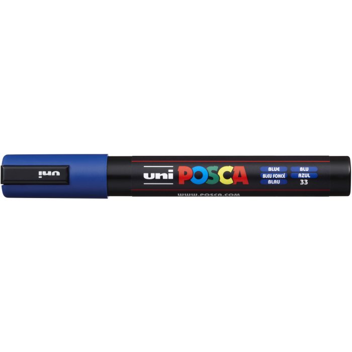 POSCA Acryl Marker PC-5M Mittelfeine Spitze 1,8 - 2,5mm, blau