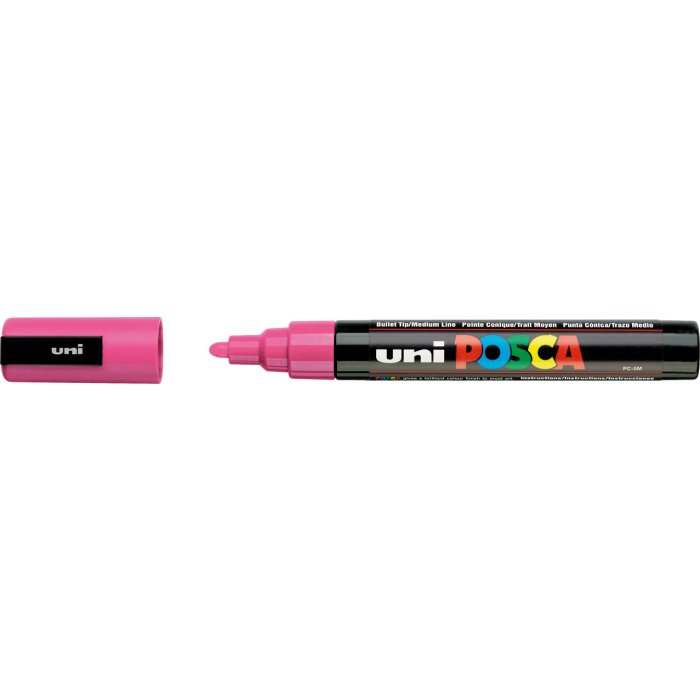 POSCA Acryl Marker PC-5M Mittelfeine Spitze 1,8 - 2,5mm, pink