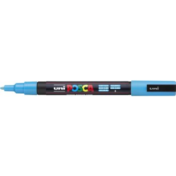 POSCA Acryl Marker PC-3M Feine Spitze 0,9 - 1,3mm, hellblau