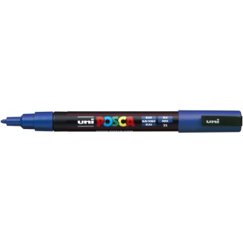 POSCA Acryl Marker PC-3M Feine Spitze 0,9 - 1,3mm, blau