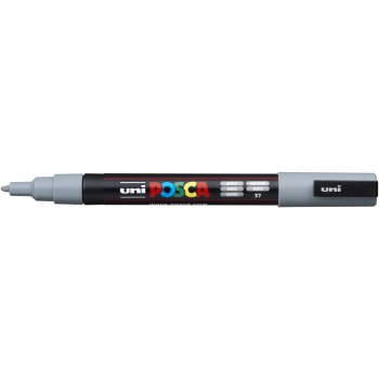 POSCA Acryl Marker PC-3M Feine Spitze 0,9 - 1,3mm, grau