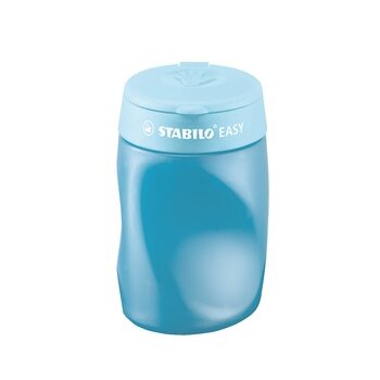Schul-Set für Linkshänder - STABILO EASYgraph in blau - inklusive Spitzer + Radierer