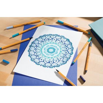 STABILO point 88 Fineliner - samostatný – svetlookrová 88/88
