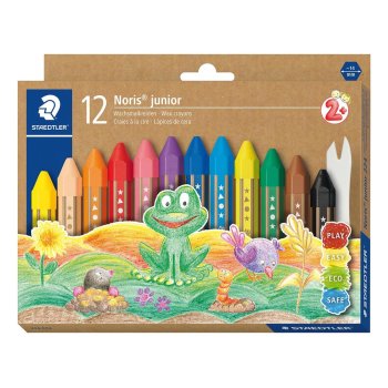 STAEDTLER 224 Noris junior Wachsmalkreiden 12er