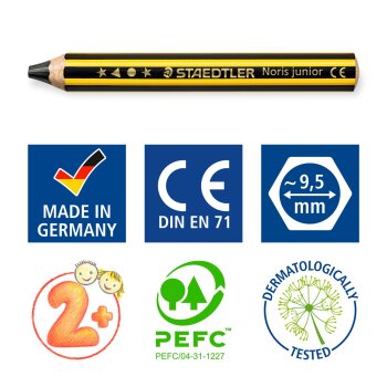 STAEDTLER 141 Noris junior ceruzka - 2B