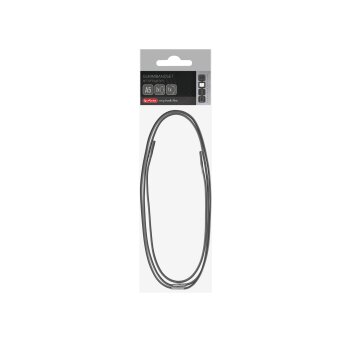 herlitz Gummiband-Ersatzset my.book flex A5, anthrazit