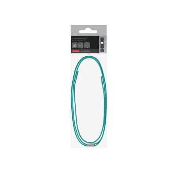 herlitz Gummiband-Ersatzset my.book flex A5, türkis