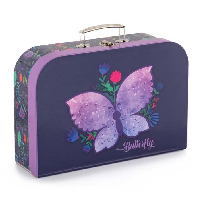 oxybag Handarbeitskoffer Butterfly violett/lila