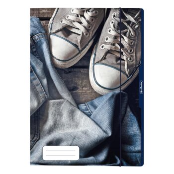 herlitz Zeichnungsmappe "Jeans", DIN A4