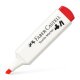 FABER-CASTELL Textilmarker, Keilspitze, rot