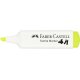FABER-CASTELL Textilmarker, Keilspitze, neongelb