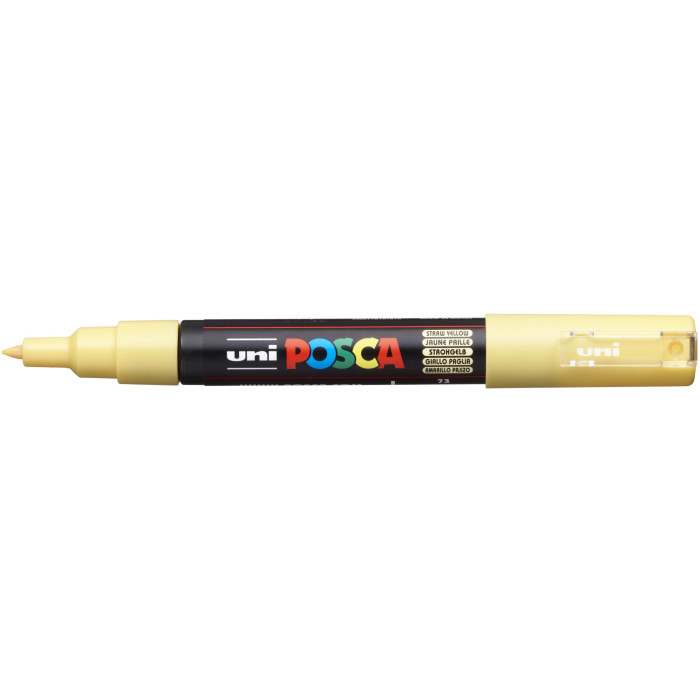 POSCA Acryl Marker PC-1MC Feine Spitze 0,7 - 1,0mm, strohgelb