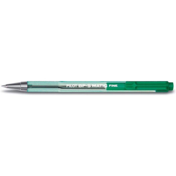 PILOT Druckkugelschreiber BPS-Matic Fine, grün