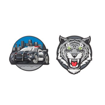 Schneiders Patches Police Car+Tiger