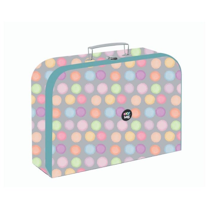 oxybag Detský lamino kufrík - 34 cm - OXY Style Mini Dots