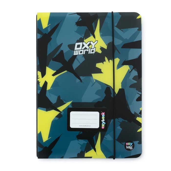 oxybag Zošit PP Oxybook, na gumičku, formát A5, 40 listov - OXY world