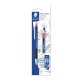 STAEDTLER Druckbleistift Mars micro, blau, 0,5 mm + Feinminen