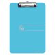 herlitz Klemmbrett easy orga to go, DIN A4, transparent blau