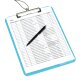 herlitz Klemmbrett easy orga to go, DIN A4, transparent blau