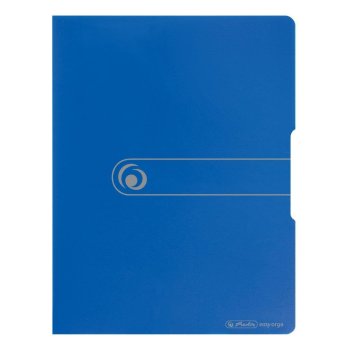herlitz Sichtbuch easy orga to go, PP, DIN A4, opak blau