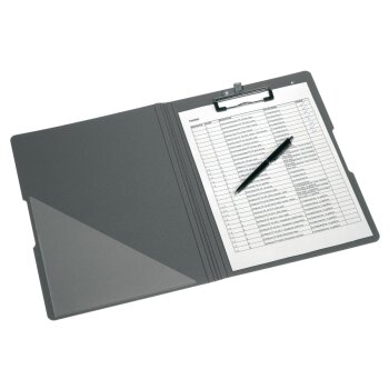 herlitz Klemmbrettmappe easy orga to go, DIN A4, opak blau