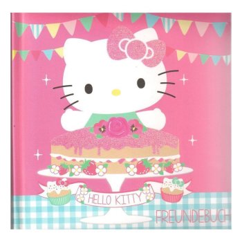 Freundebuch Hello Kitty "Tea Party" ca. 15 x 15 cm