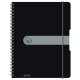 herlitz Collegeblock easy orga to go A4 kariert schwarz