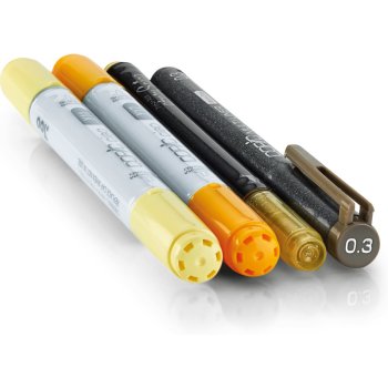 COPIC Marker ciao, 4er Set "Doodle Pack Yellow"