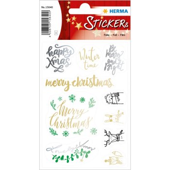 HERMA Weihnachts-Sticker CREATIVE "Lovely Xmas"
