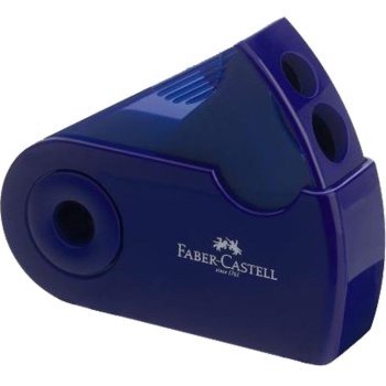 FABER-CASTELL Doppelspitzerdose Sleeve blau