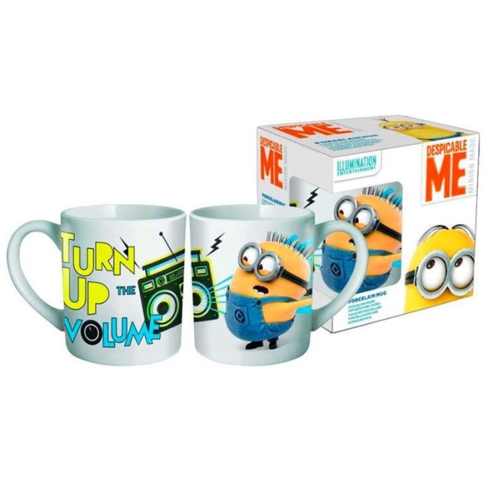 Minions Tasse "Turn up the volume" 330 ml