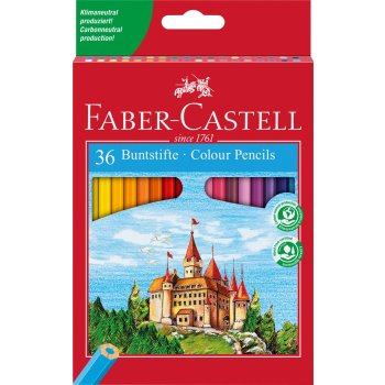 FABER-CASTELL šesťhranné farbičky CASTLE  -...